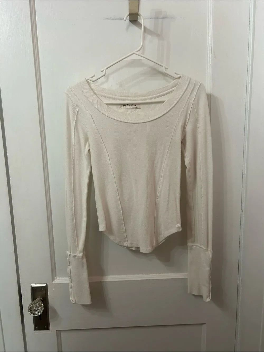 We The Free Long-Sleeve Ribbed Scoop Top